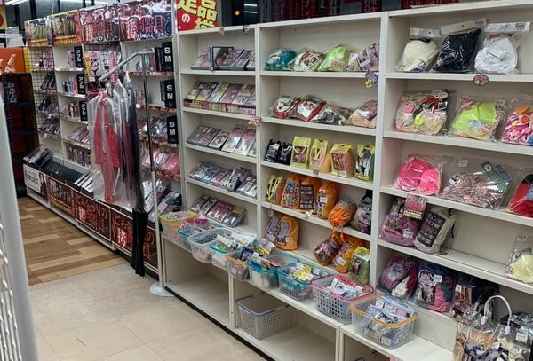秋田県大仙市で女性用大人のおもちゃが買える店 ソフトマーケットQ 大仙店の店内画像