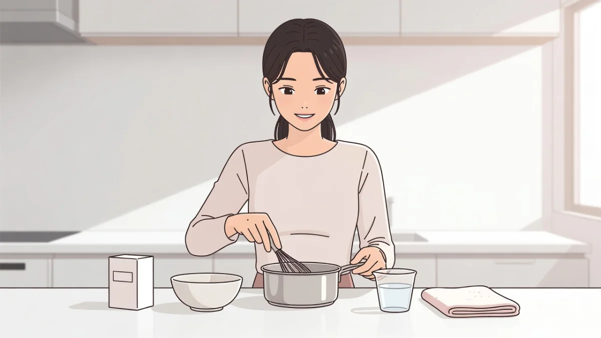 片栗粉ローションの作り方！簡単3ステップ2分でぬるぬるオナニー！絶対に気をつけるべき注意点や体験談も。