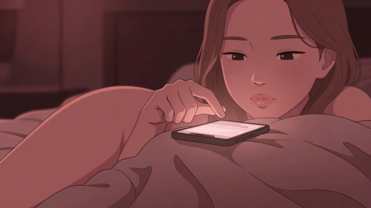 予約ボタンの手前で止まった指先とスマホの灯り。漫画で予習したあとの、次の一歩