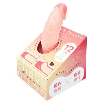 純国産 ぷにっとりあるカーブディルド 12cm